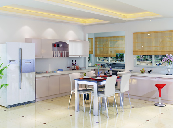 江南綠野廚房板材案例 江南綠野廚房板材案例